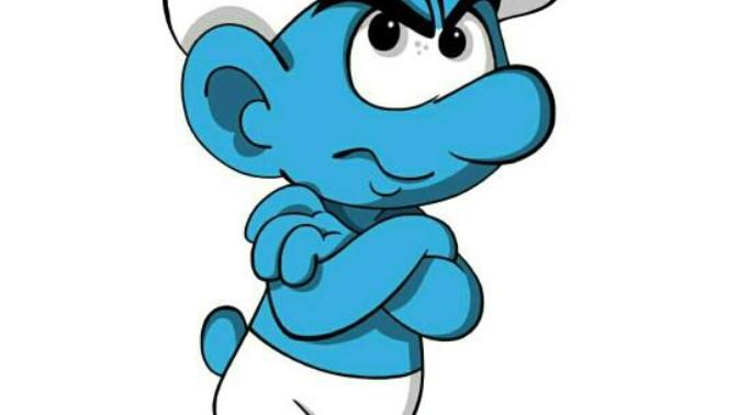 If you choke a Smurf, what color will it turn?