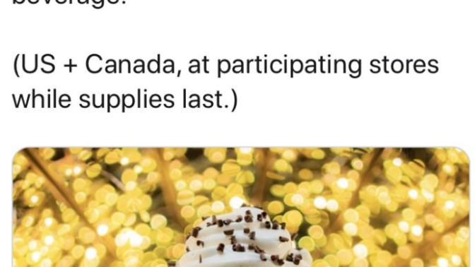 Did you get a free reusable holiday Starbucks cup today (if you go to Starbucks)?