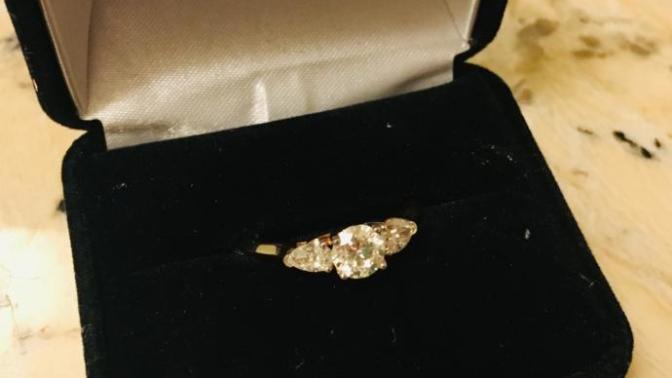 What do you think of my engagement ring?