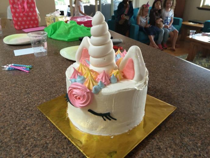 Do you like the unicorn cake that I made for my daughters birthday?
