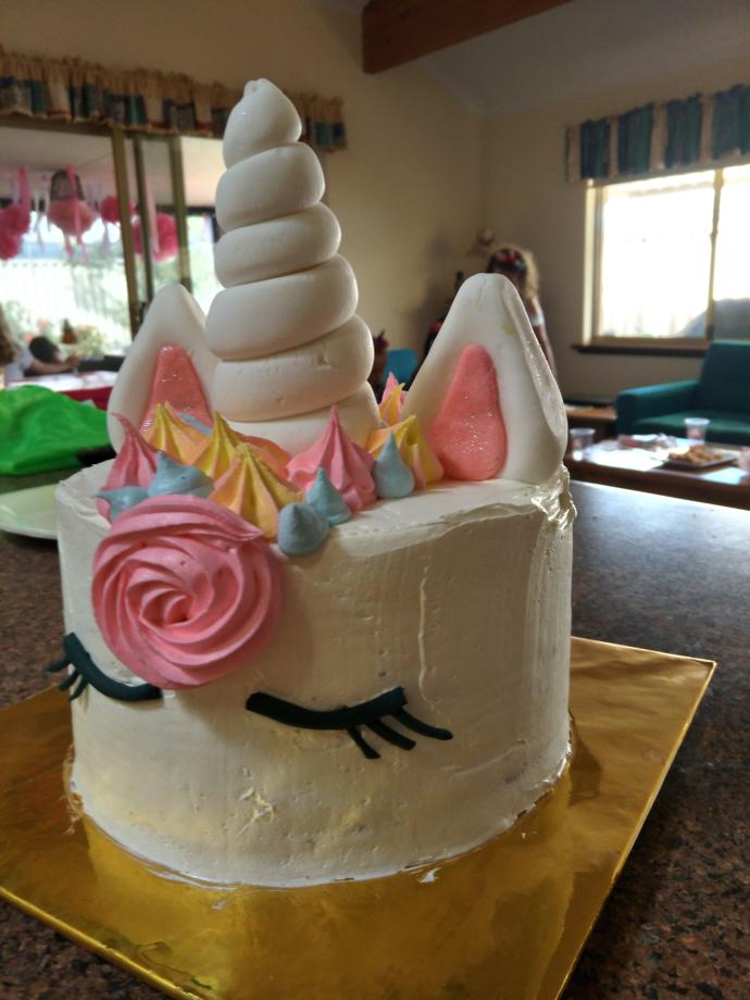 Do you like the unicorn cake that I made for my daughters birthday?