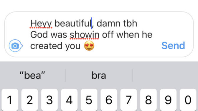 Girls, Is this conversation starter sweet or dry? Keep in mind that I don’t know this girl she tryna me to text her though so what do yuh think?