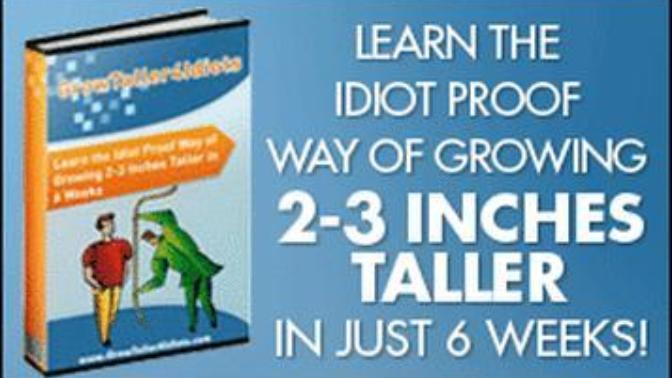 Has anyone actually use grow taller 4 idiots?