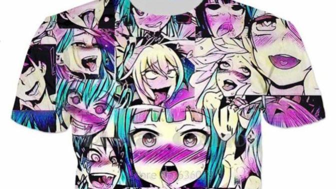 Would you ever wear an Ahegao t-shirt in public? And what would you think if you saw someone wearing one of these?