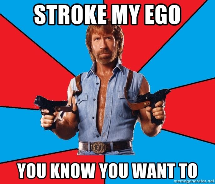 Why do guys like having their egos stroked?
