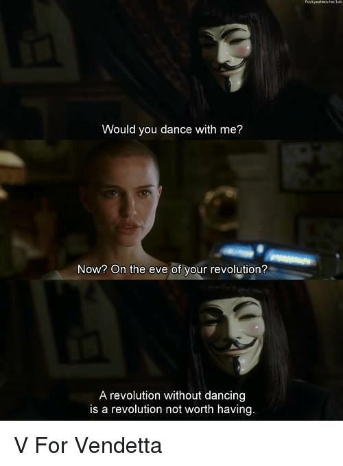 Which one is your favorite quote from V for Vendetta? 