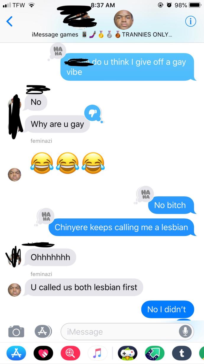 Do you have a gay vibe?
