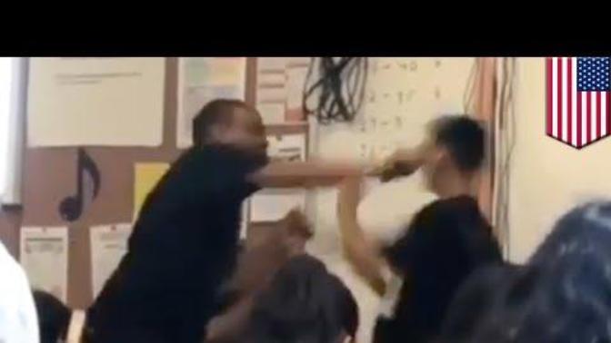 California teacher decks 14 year old middle school hoodrat, what are your thoughts?
