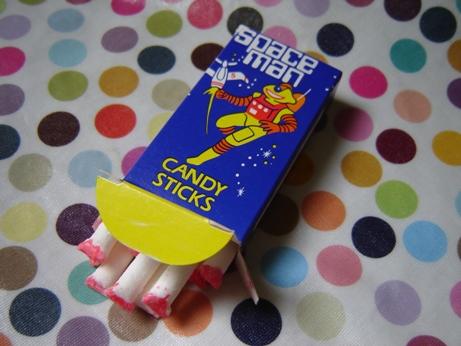 Do you remember the old Space Man candy with the red tips?