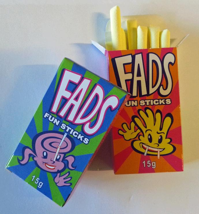 Do you remember the old Space Man candy with the red tips?