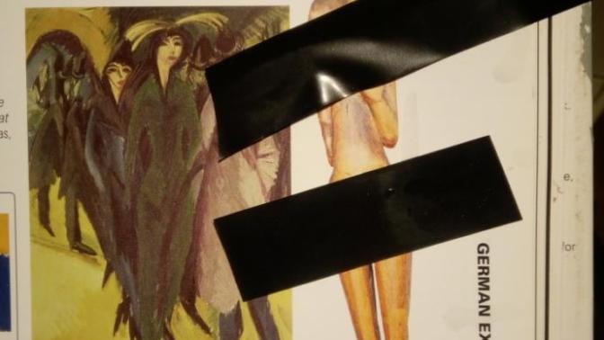 Should paintings that contain nudity be reported?