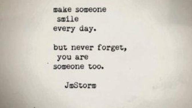 Which quote always gets you in a good mood?