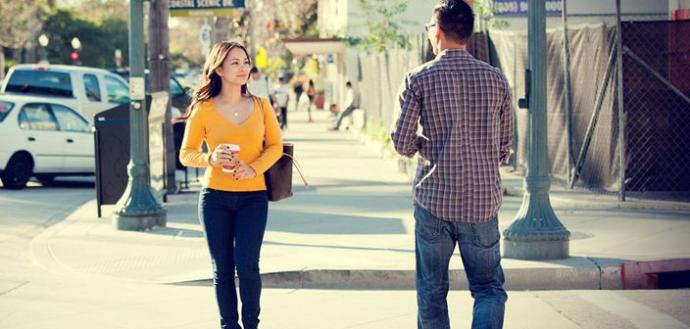 If you had been ghosted or were the one who ghosted another and you came across each other in public, what might your reaction be?
