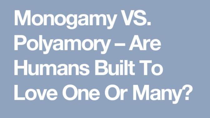 Is monogamy mostly an instinctive behavior, or is it more of an artificial construct?