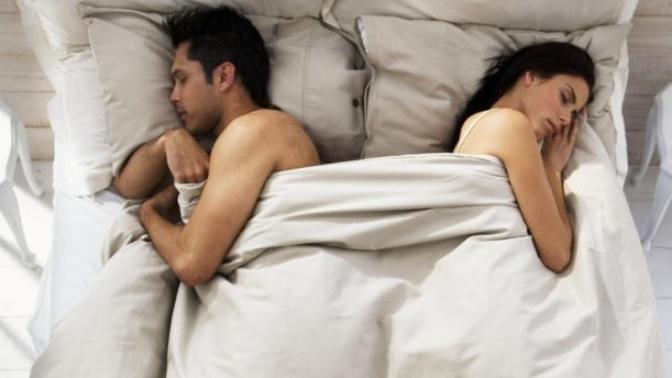 Do you and your partner sleep in a cuddle or do you sleep apart in the same bed?