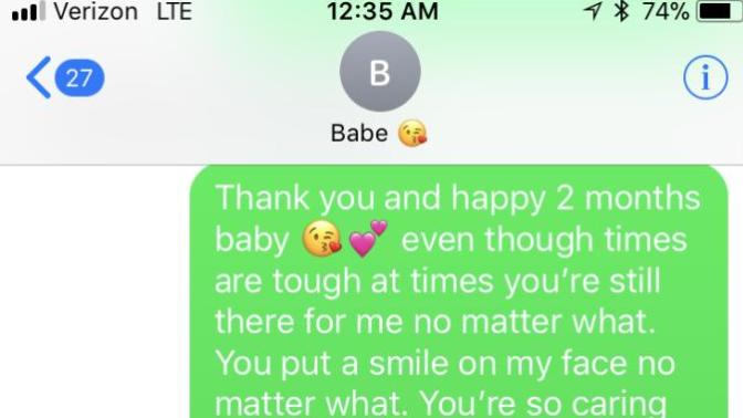Do you think this is a rude response to a two monts of dating someone?