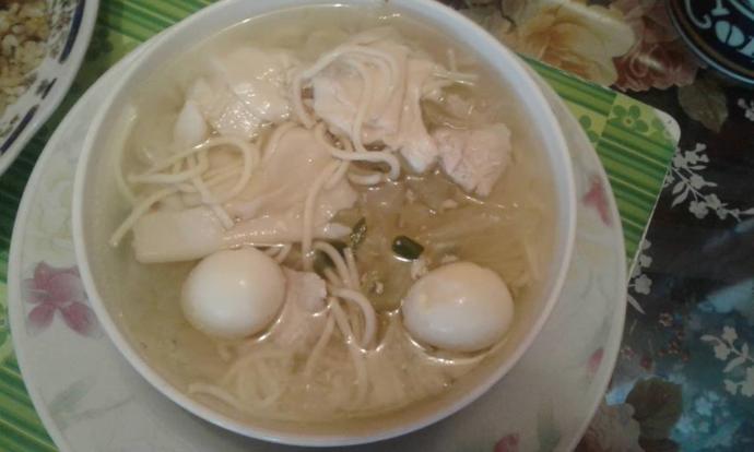 What do you think of my fried rice and Wanton soup?