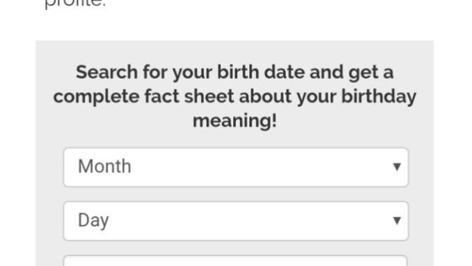 Have you tried this horoscope personal birthday analyser?