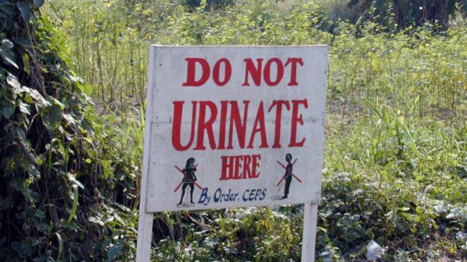 Where is the strangest place you’ve urinated or defecated?