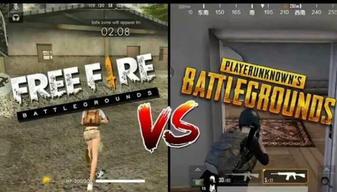 Gareena Free Fire Vs Pub g?