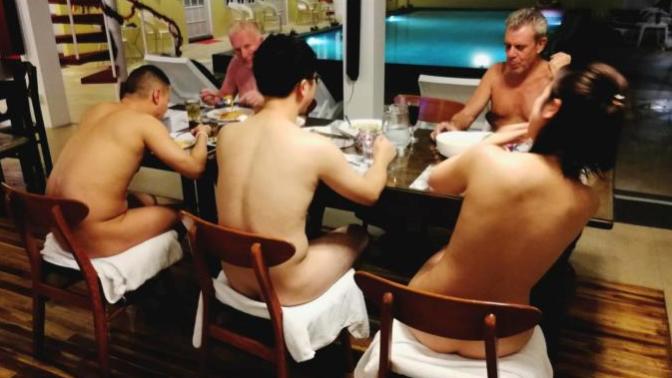 Would you join a nudist friend in being nude when invited to their home? What factors might influence your decision?