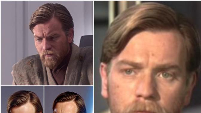 What the name of the hairstyle that Obi-Wan had in "Revenge of the Sith"?