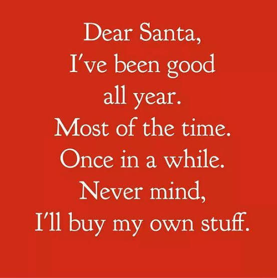 Are you on Santa’s NAUGHTY or NICE list this Christmas?