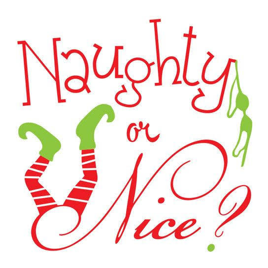 Are you on Santa’s NAUGHTY or NICE list this Christmas?