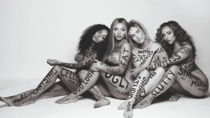 Who do you support Little Mix or Piers Morgan? Is he correct to criticise Little Mix for being nude and for copying someone's else idea?