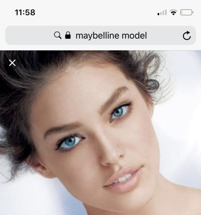 Do you think this maybelline model is pretty?