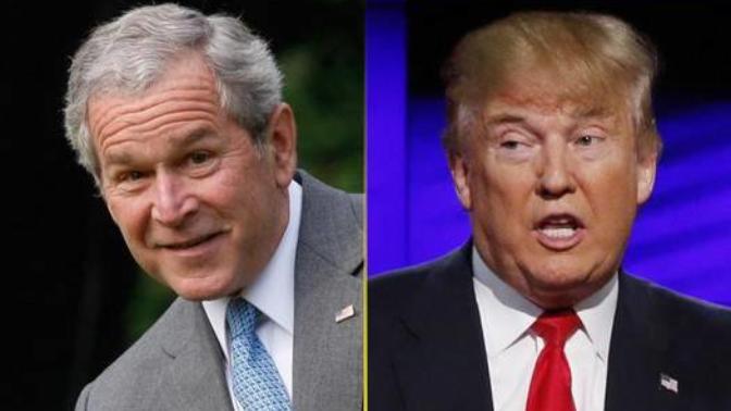 Was George h. w and w bush better than President Trump?