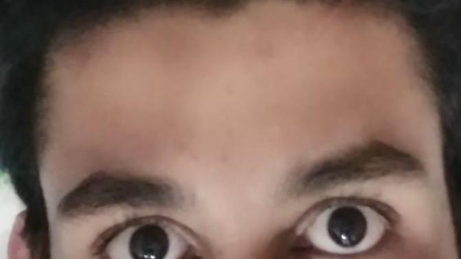 Does his eyes look like a pervert?