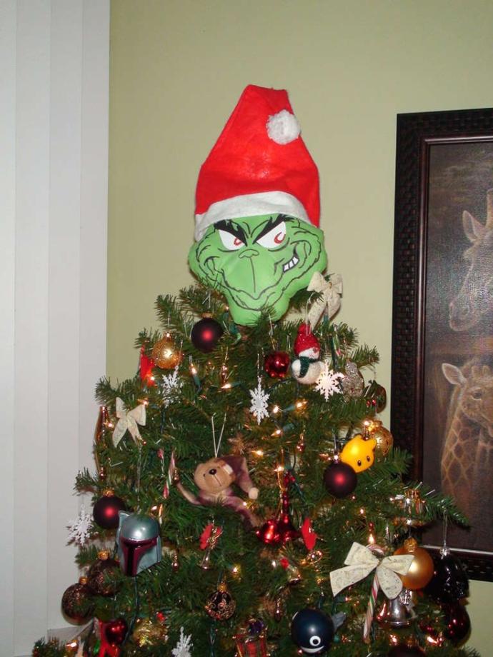 What goes on the top off your Christmas tree?