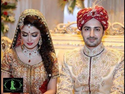 Aiza with her husband called Danish, he is a Pakistani actor and she is an actress