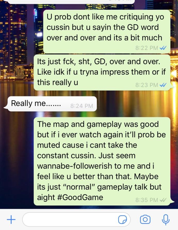 When you stream your video games, do you cuss a lot? When you watch a stream, do you prefer more or less cussing?