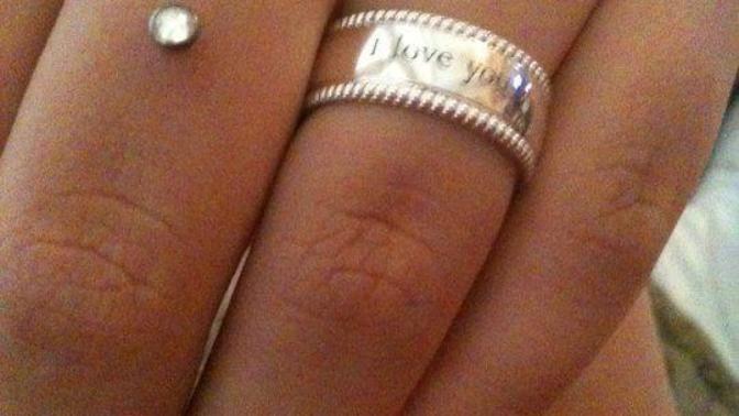 Would you get an embedded diamond instead of a wedding ring?