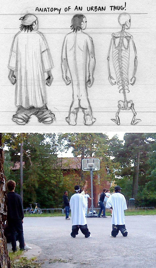 Why do guys sag their pants?
