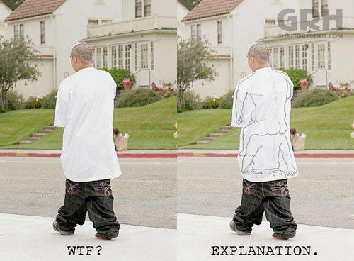 Why do guys sag their pants?