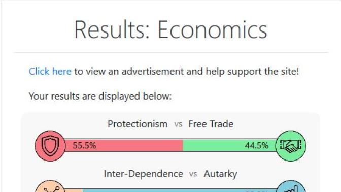 Whats your economic ideology, do the test?