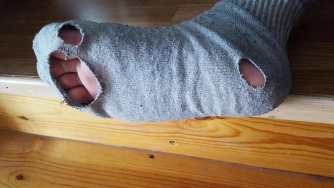 What do you think of my dad's socks?