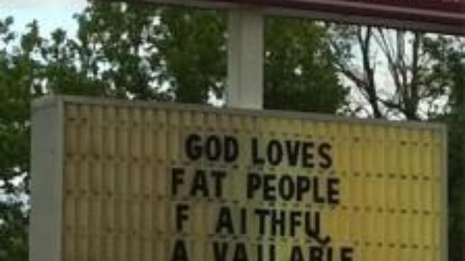 Is being overweight a sin?