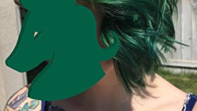 What happens if I put blue hair dye over green hair?