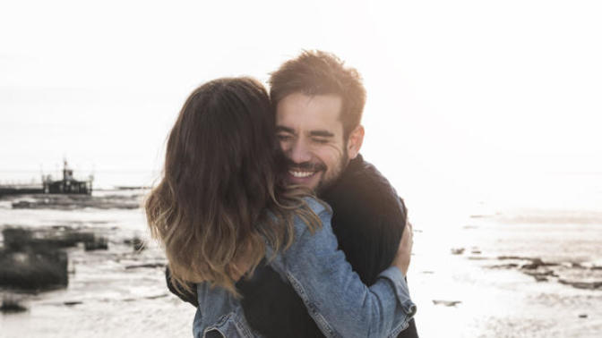 Guys, what does it mean when a guy asks for a hug?