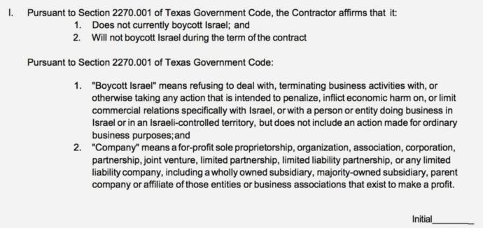 A Texas teacher refused to sign a Pro-Saudi Arabia oath as part of her contract, she filed a lawsuit. Is this a Free Speech violation?