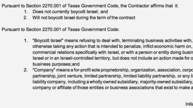 A Texas teacher refused to sign a Pro-Saudi Arabia oath as part of her contract, she filed a lawsuit. Is this a Free Speech violation?