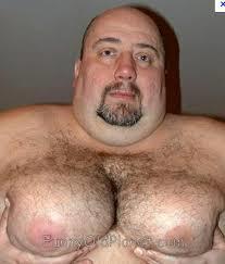 Should men with manboobs wear bikini top to avoid double standard?