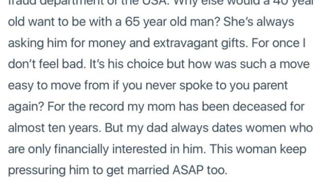More about this since people are quick to judge?
