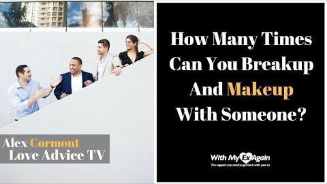 Do you think multiple breakups occur when both parties love each other too much?