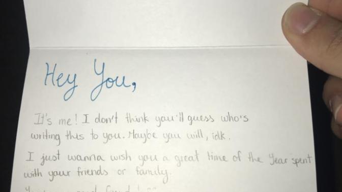 Letter from my crush?