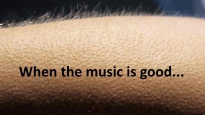 Name the song which gave you goosebumps😐 or made you teary😭?
